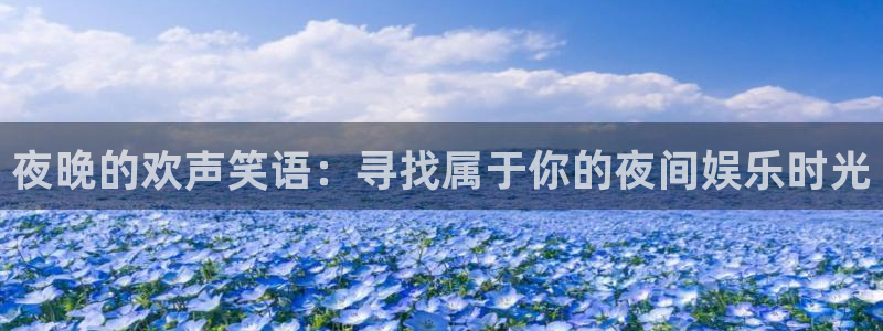 南宫NG放水时间：夜晚的欢声笑语：寻找属于你的夜间娱乐时光