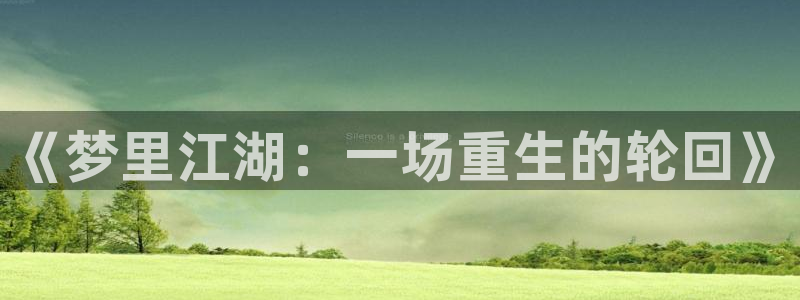 南宫NG哪个游戏好爆：《梦里江湖：一场重生的轮回》